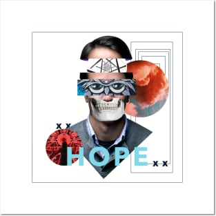 Surreal Hope Worlds Face Modern Art with a Hidden Message Posters and Art